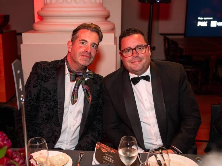 The Royal Children's Hospital Foundation CEO Ryan Brown with Alex Cross.